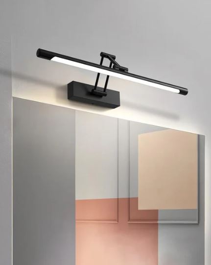 Cabinet Mirror Wall Light - Black