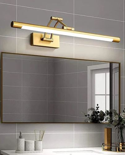 Cabinet Mirror Wall Light - Gold