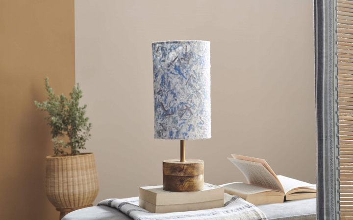 Flake Table Lamp Blue