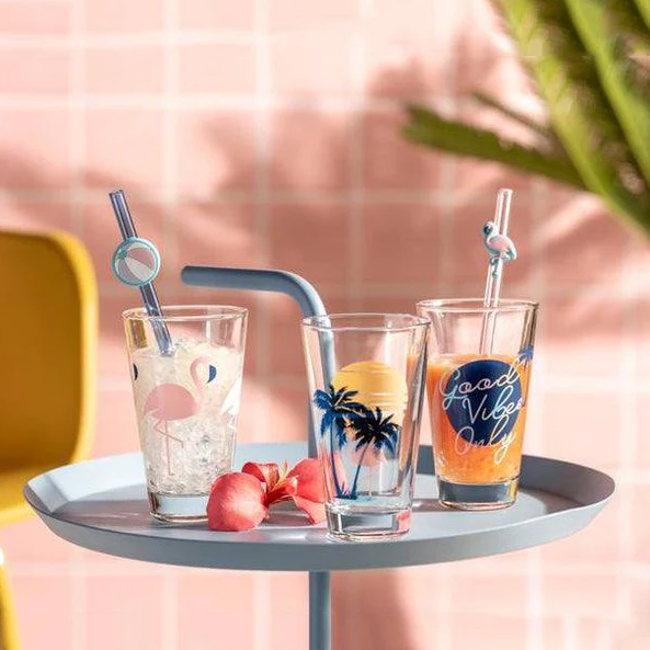 Amalfi Long Drink Glasses 300ml, Set of 6