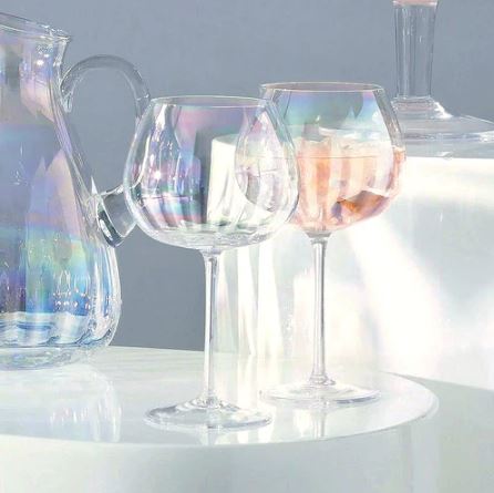 Pearl Balloon Glasses 650ml, Set of 2