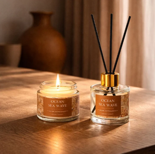 Luxury Aromatherapy Diffuser Candle Set