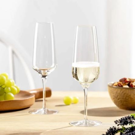 Champagne Glasses 240ml, Set of 6