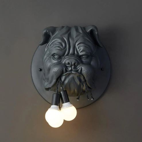 Hash Dog Wall Sculpture Light