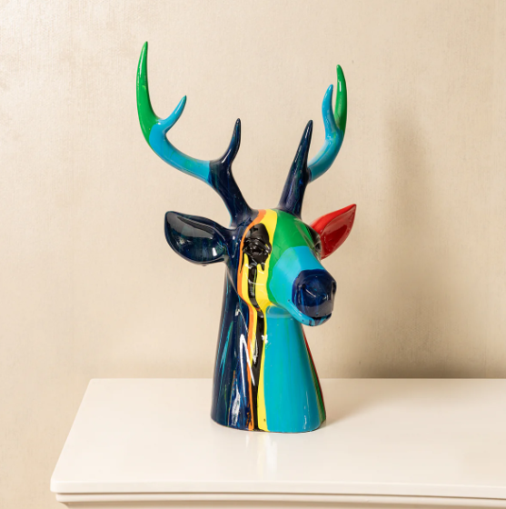 Prism Deer Display Decoration Showpiece & Home Decoration Items