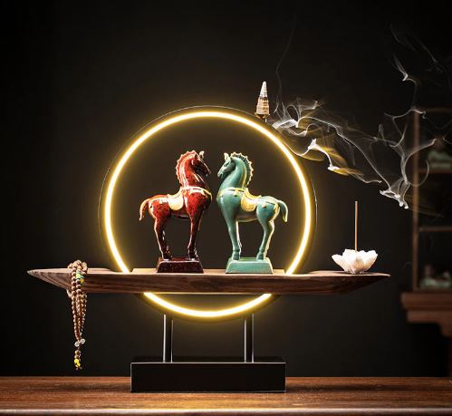 Twilight horse led light decor