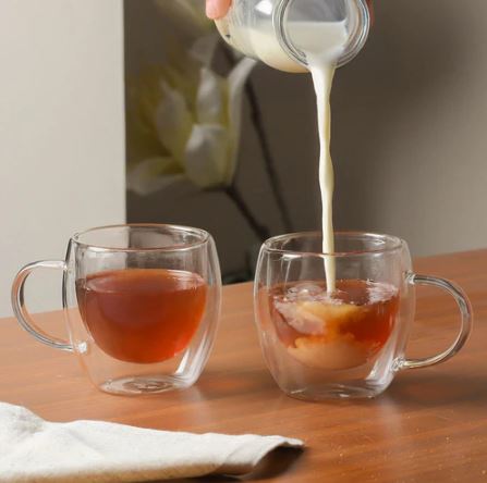 Java Double Wall Mugs, Set of 2 - Small