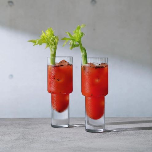 LSA - Vodka Mixer Crystal Glass - Set Of 2 - Made In Poland