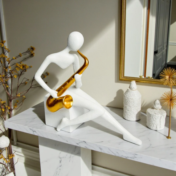 Men Musician Showpiece