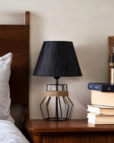 Ebony Table Lamp