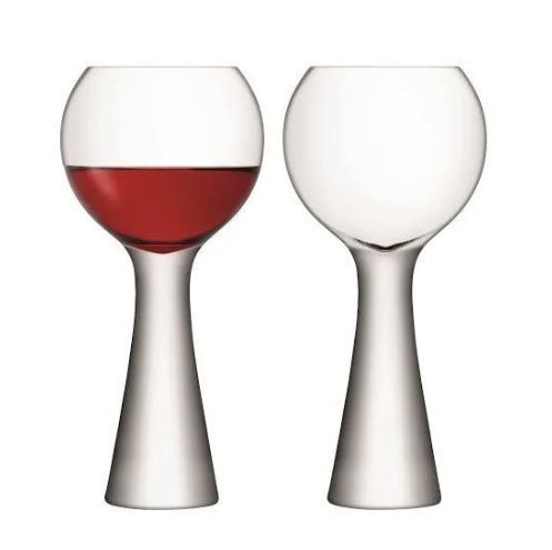 LSA Moya Crystal Wine Balloon Glass - Set of 2 - Made In Poland