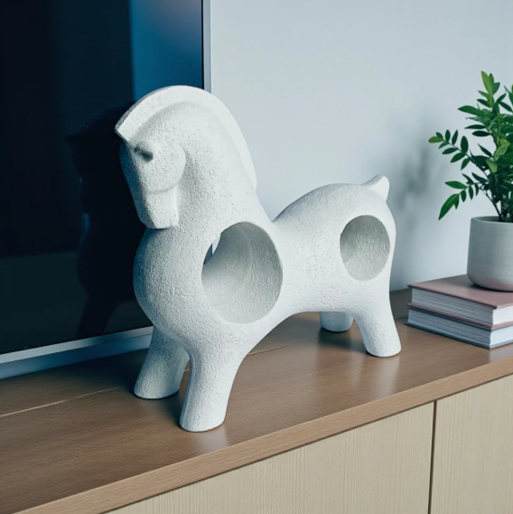 Elegant Horse Modern Decorative Showpiece