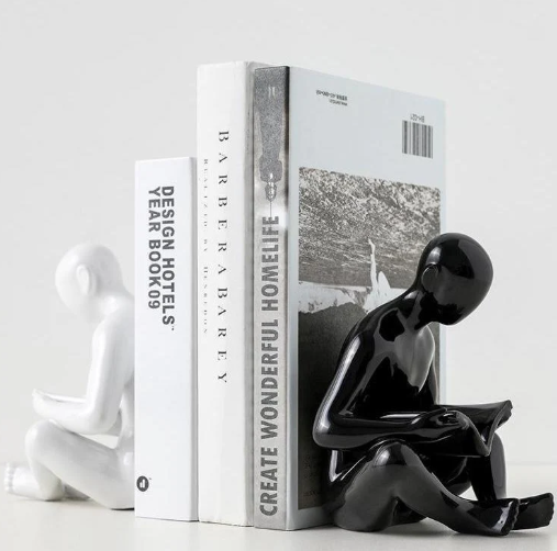 reading bookend decor