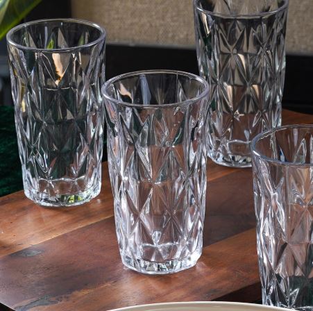 Etch -Tumbler Highball Glasses