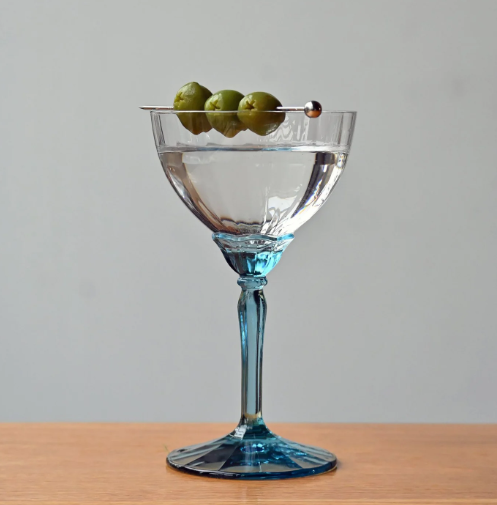 made in italy - florian martini crystal glass - set of 2