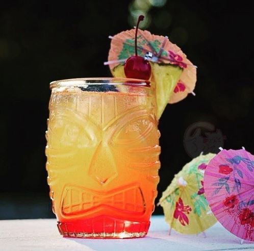 Island Tiki Glass - Set Of 6