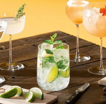 Borough Bar Glasses 625ml, Set of 4