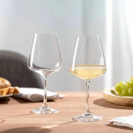 White Wine Glasses 540ml, Set of 6