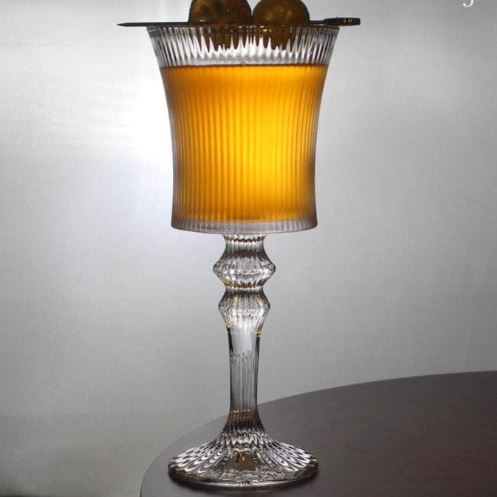 Vintage Striped Wine Glass - Set Of 6