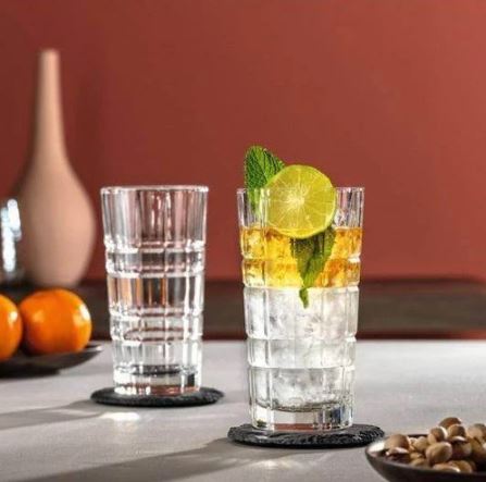 Spiritii Large Long Drink Tumblers 400ml, Set of 4