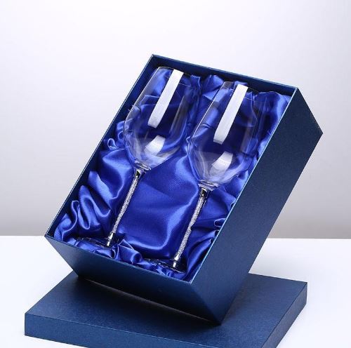 Swarovski Stem Crystal Wine Glass - Set of 2