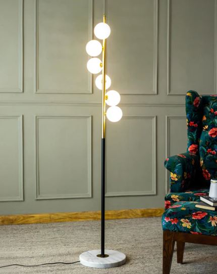 Loft Style Bubble Bar Floor Lamp