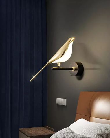 Aves Sitting Bird Wall Sconces