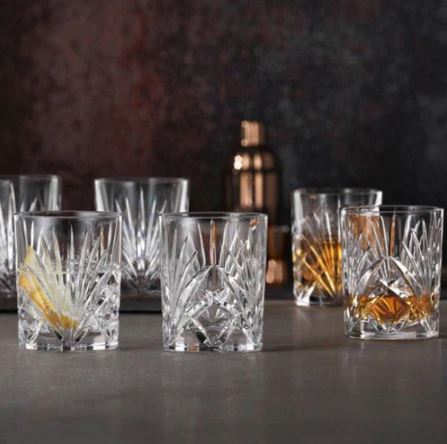 Palais Whiskey Tumblers 288ml, Set of 6