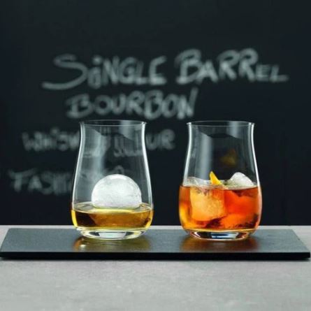 Single Barrel Whiskey Glasses 380ml, Set of 2