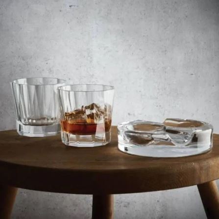 Altruist Ashtray & Hemingway Tumblers Set