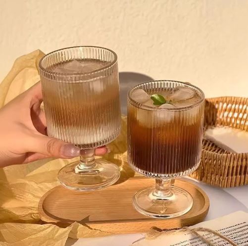 Stria Stripe Beverage Glass - Set Of 6