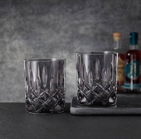 Noblesse Whiskey Tumblers 295ml, Set of 2 - Smoke
