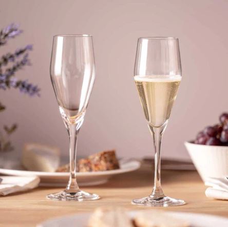 Twenty 4 Champagne Glasses 220ml, Set of 6