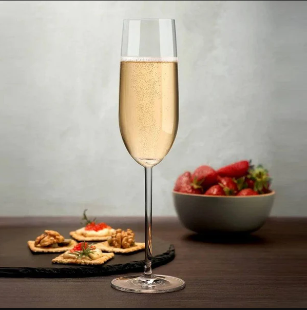 Champagne Flutes 220ml, Set of 2