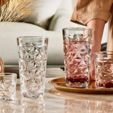Estrella Long Drink Glasses 360ml, Set of 4