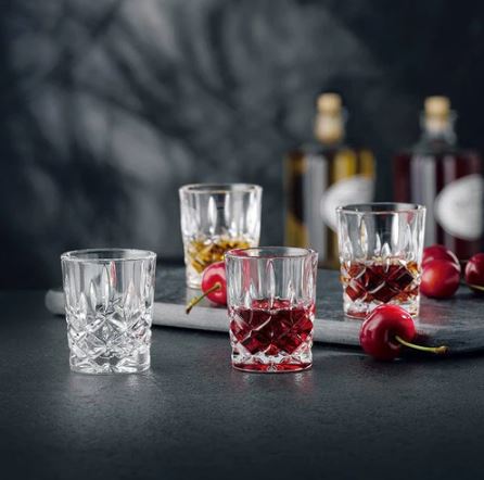 Noblesse Shot Glasses 55ml, Set of 4