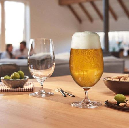 Ciao Beer Glasses 390ml, Set of 6