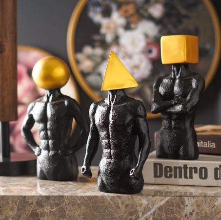 Geometric Marvel: MuscleCraft Accent