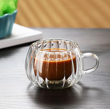 Lines Double Wall Mug - Short