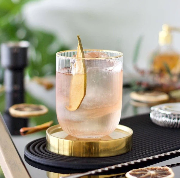 Palermo Gold Tumblers 350ml, Set of 4