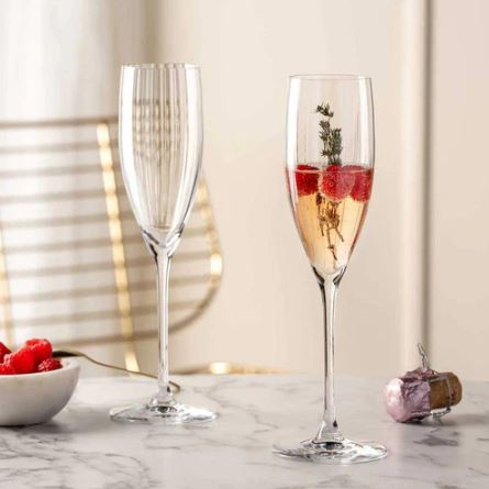 Champagne Flutes 250ml, Set of 6