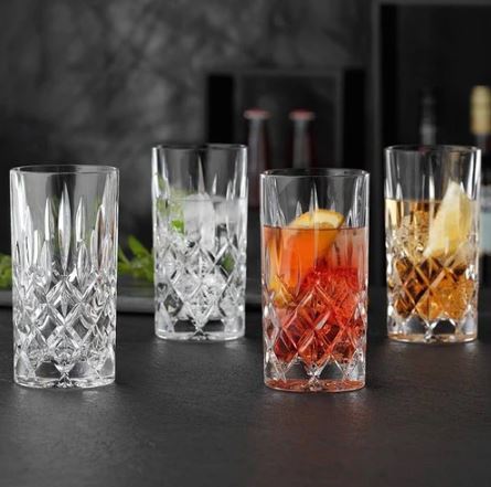 Noblesse Long Drink Glasses 375ml, Set of 6