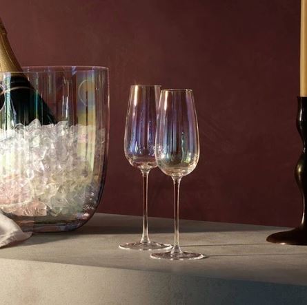 Pearl Champagne Flutes 250ml, Set of 4