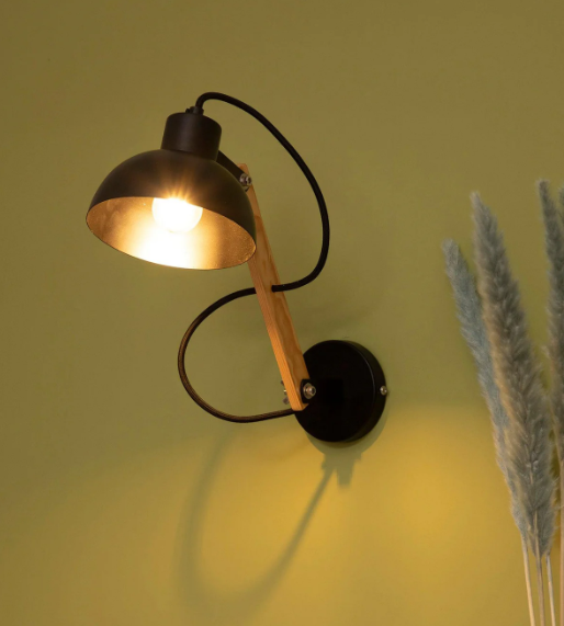 Farrah Sit Wood Wall Sconce