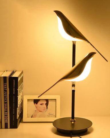 Aves 2-Bird Ambient Desk Lamp