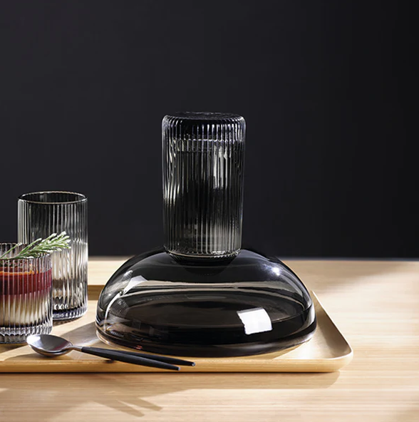 Juna Water Carafe with Tumbler - Smoke