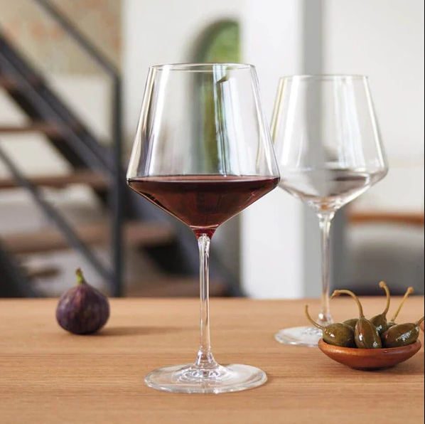 Puccini Burgundy Glasses 730ml, Set of 6