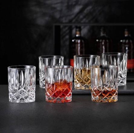 Noblesse Whiskey Tumblers 295ml, Set of 6