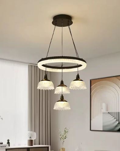Serene Glow LED Chandelier