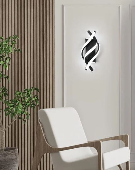 Sprial Strip LED Wall Light